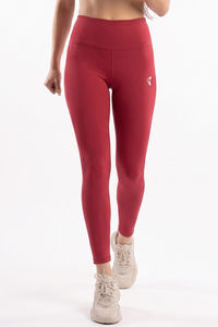 Zelocity Quick Dry Gym Legging - Deep Claret — thumbnail 2